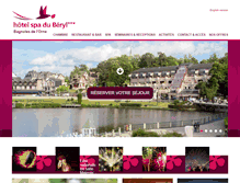 Tablet Screenshot of hotel-bagnoles.com